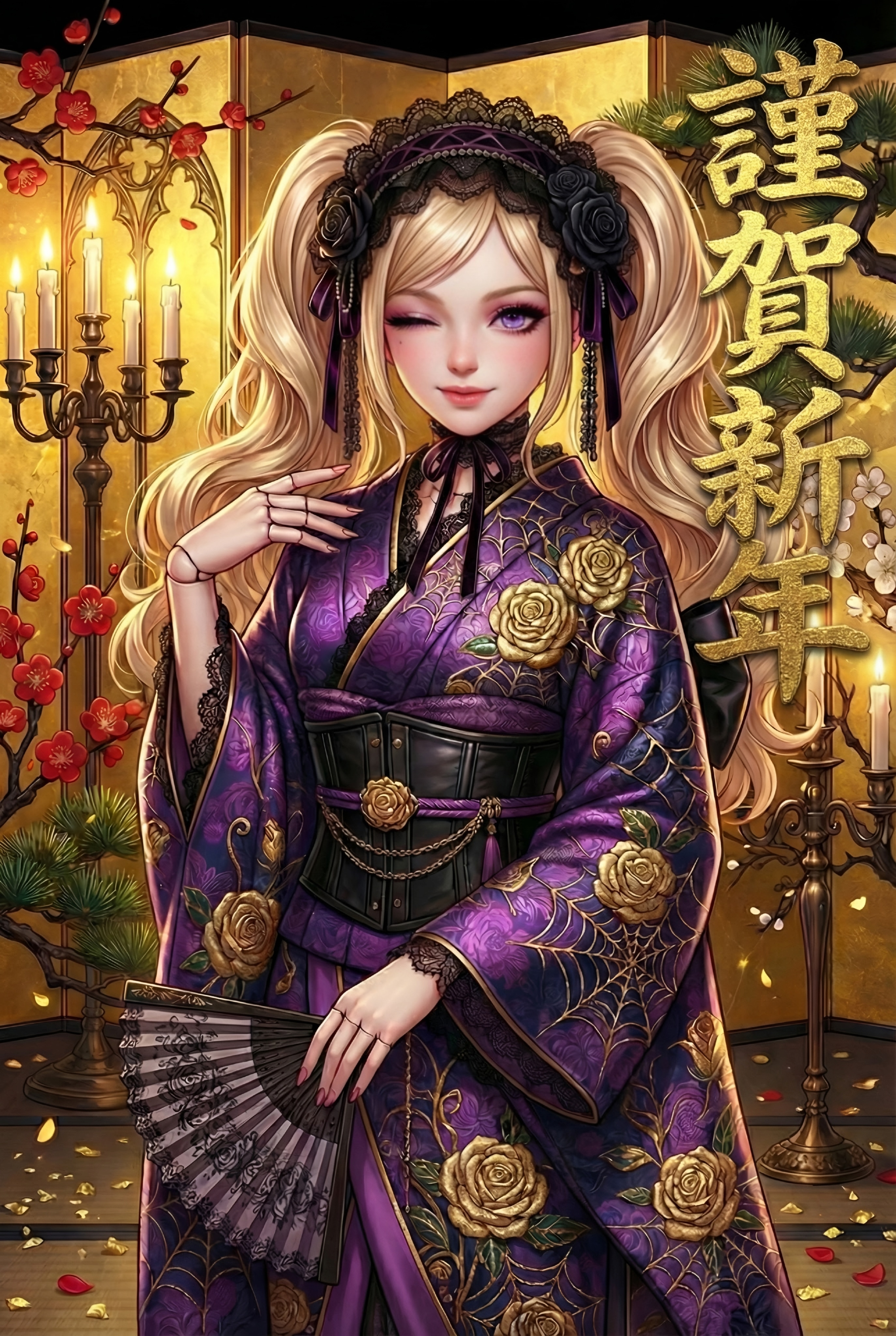 【謹賀新年2026】至高の和ゴス・ヴェスペル | の人気AIイラスト・グラビア