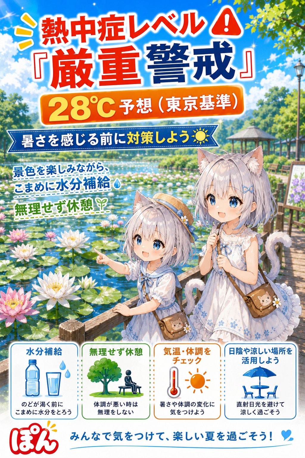 今日は厳重警戒です
