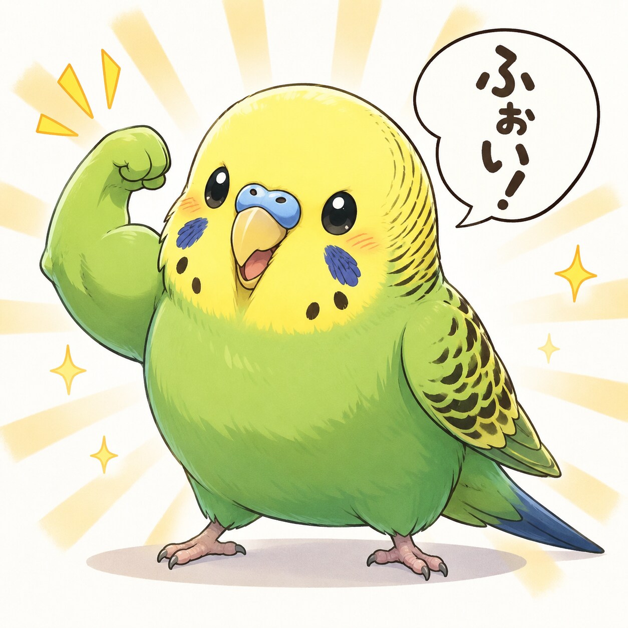 ぱわー喋るインコ