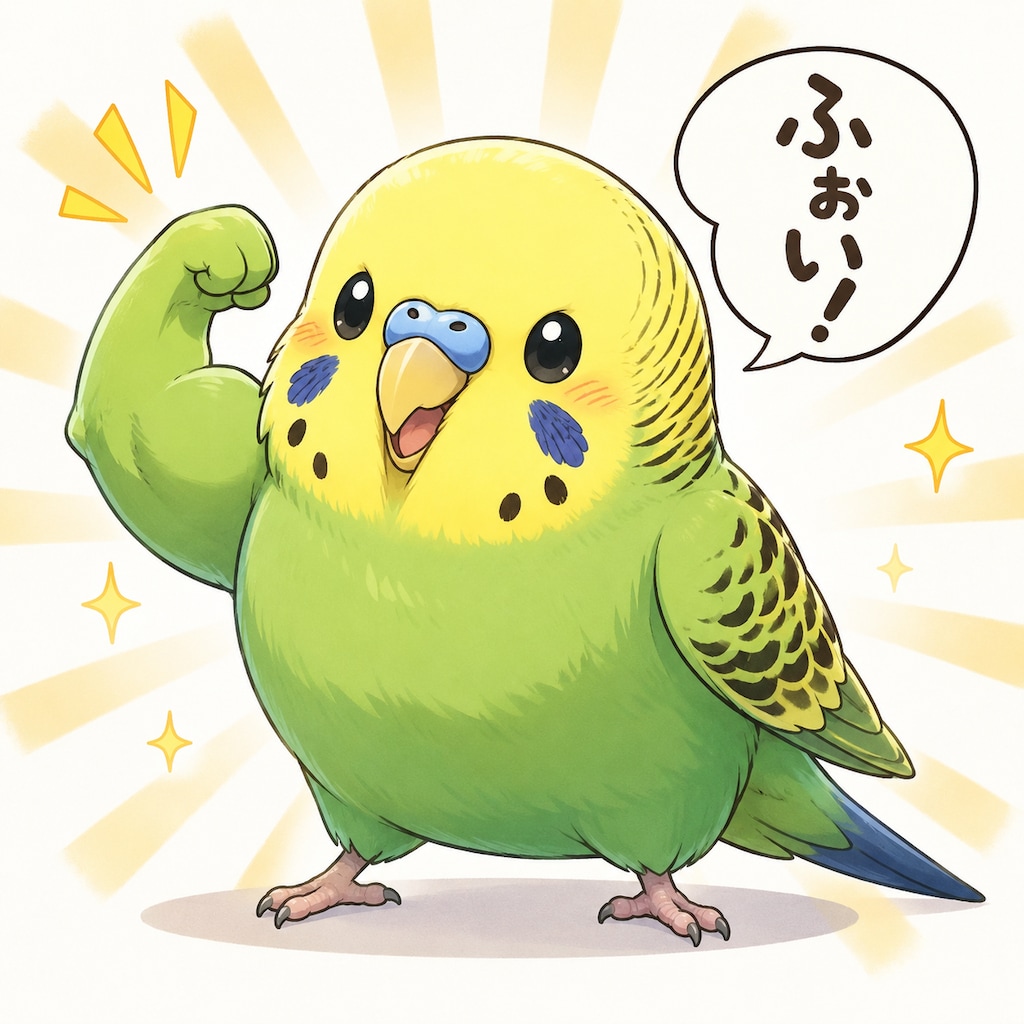 ぱわー喋るインコ