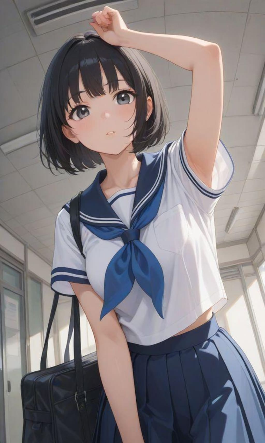 校内で魚眼レンズを使ってみた