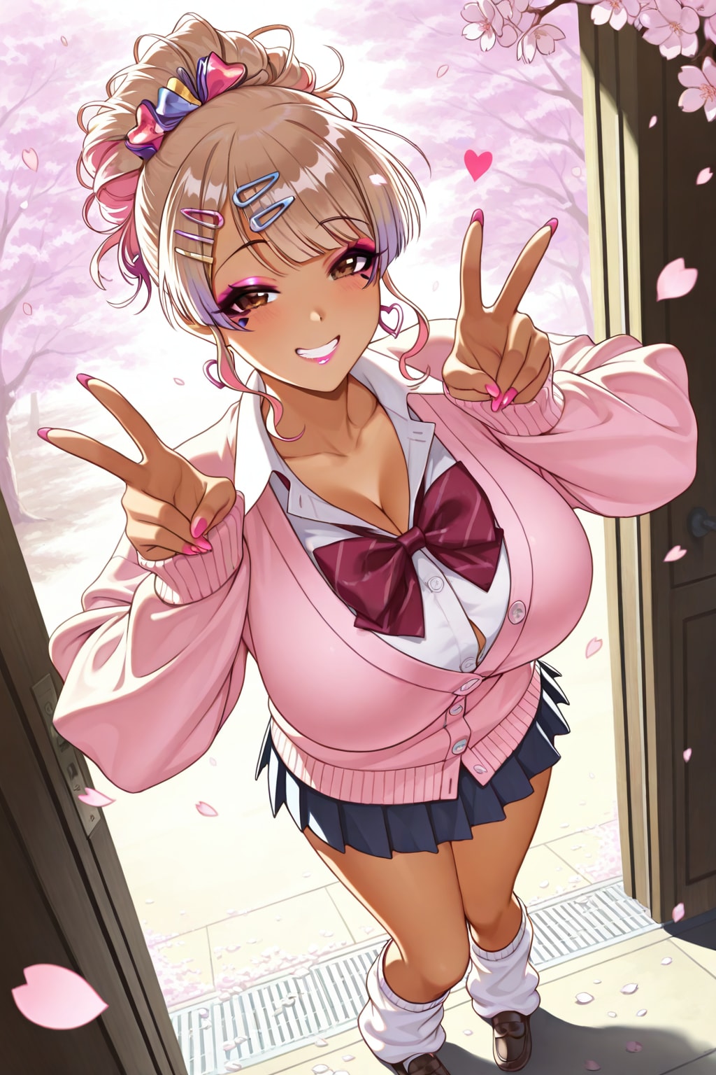 投稿企画 「ちちぷい学園入学式」 | の人気AIイラスト・グラビア