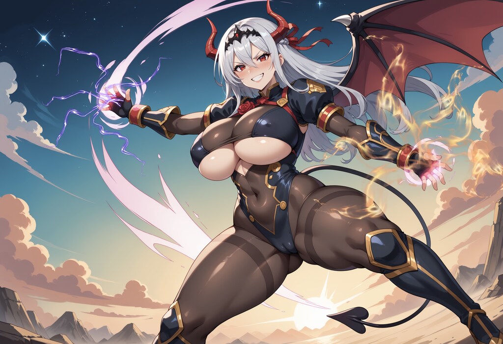 魔法を使う魔王様