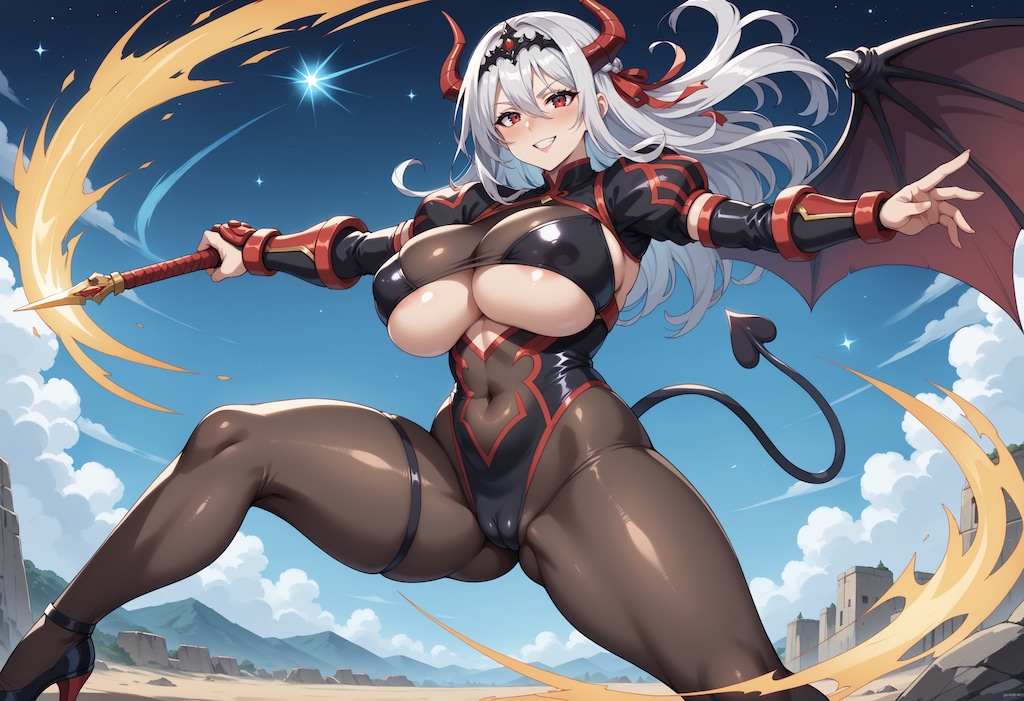 魔法を使う魔王様