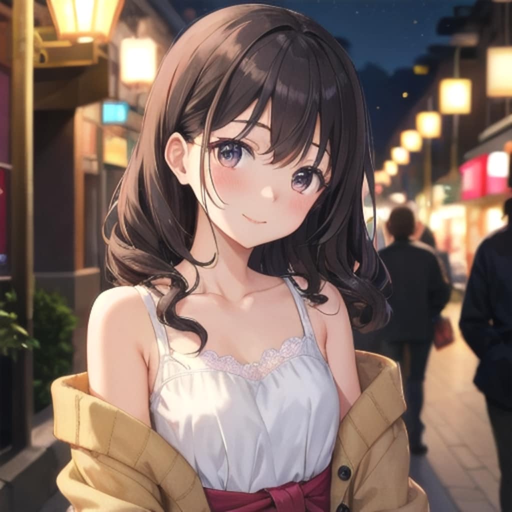 夜風に合わせて