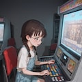 委員長ちゃん、学校帰りについゲーセンへ 6枚目