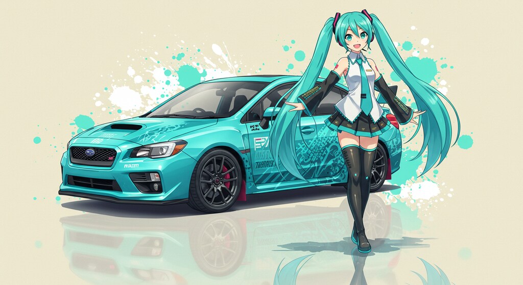 初音ミクとWRXS4