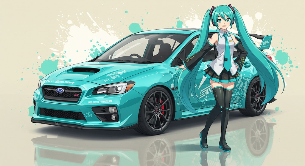 初音ミクとWRXS4