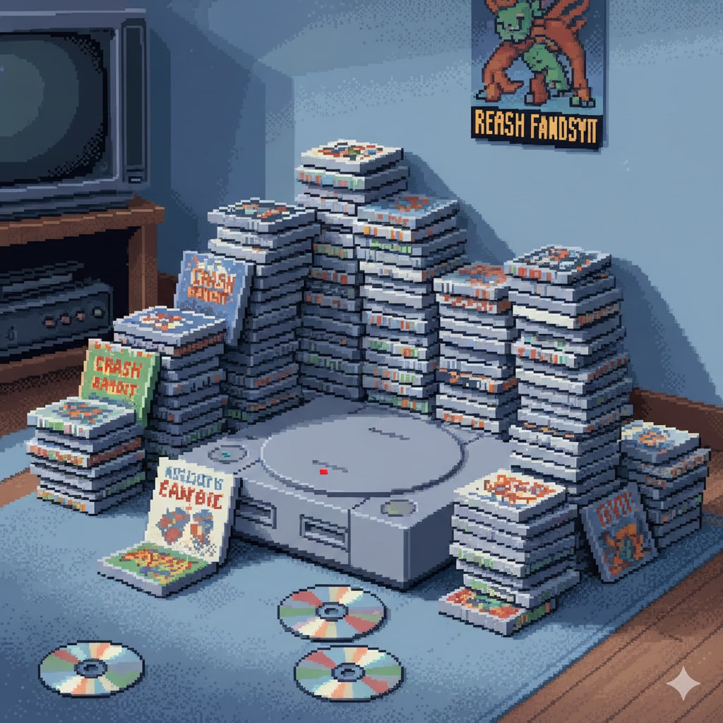 プレステ1とCDたち