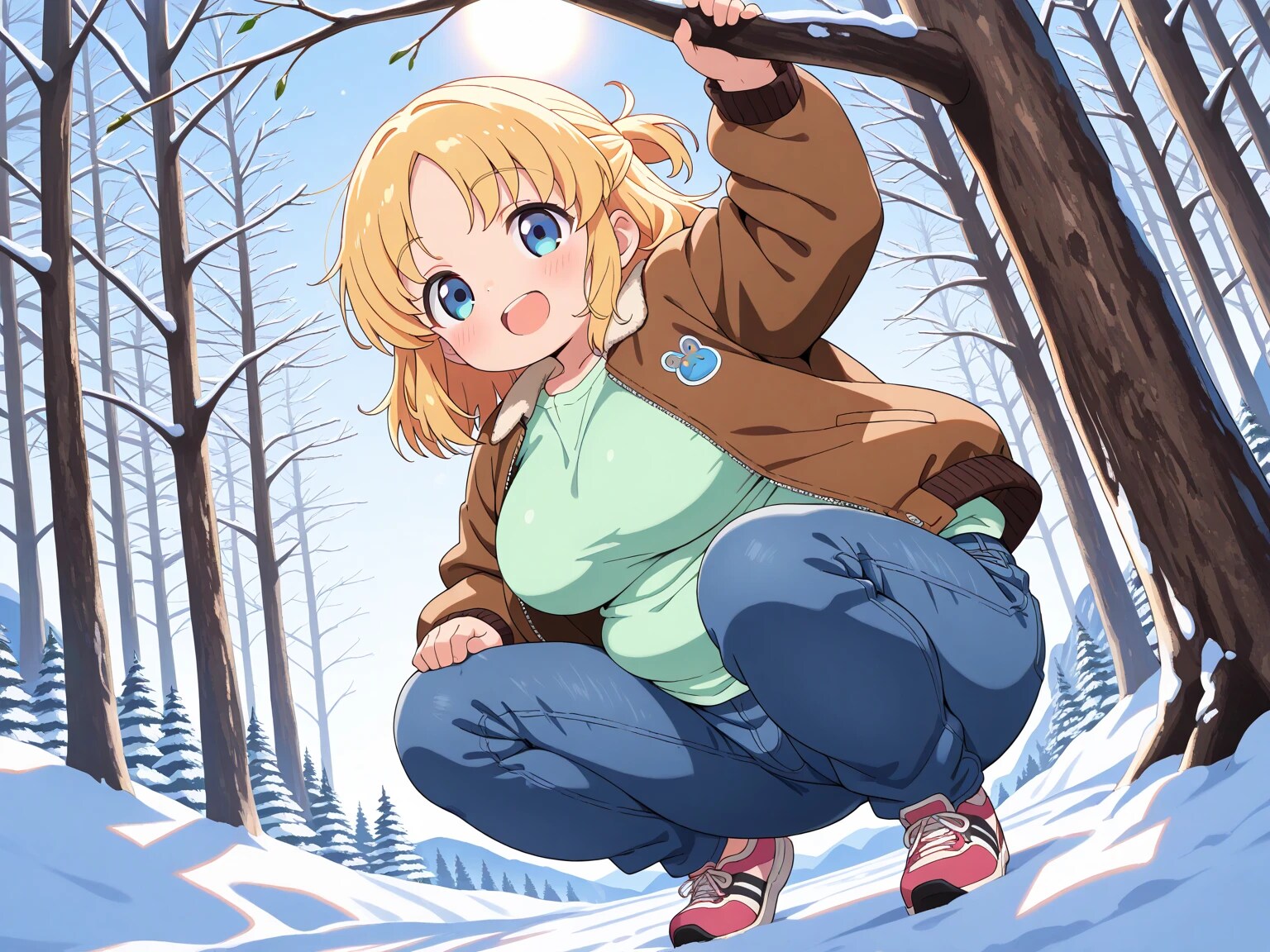 まりあちゃんと冬景色