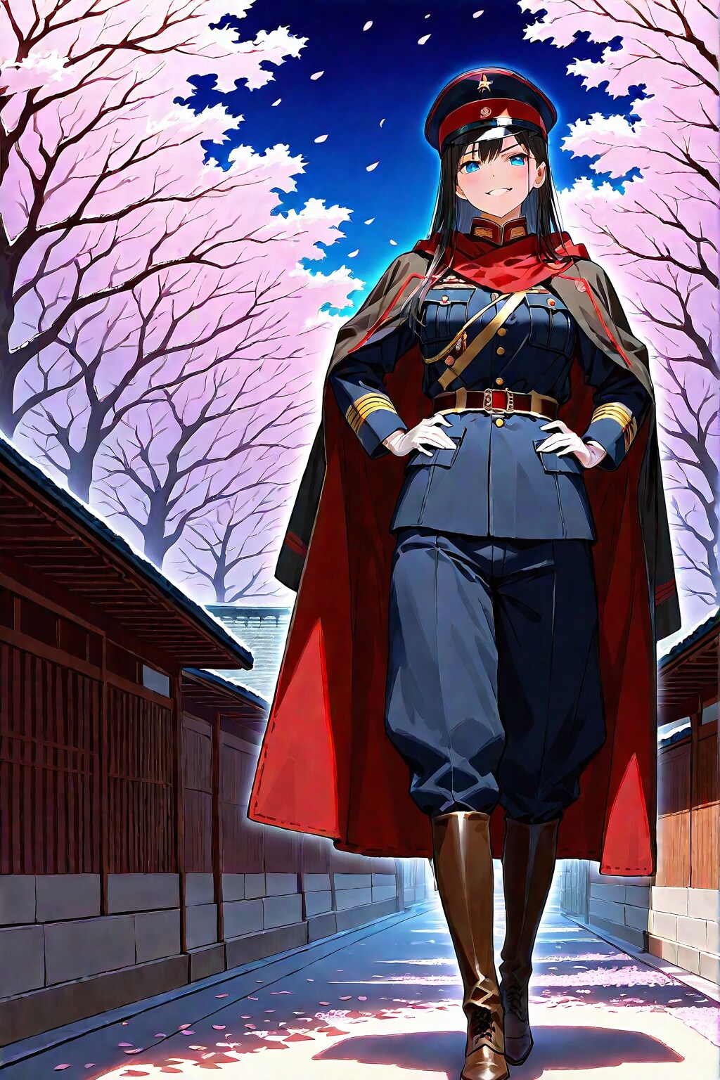 万朶の桜か襟の色