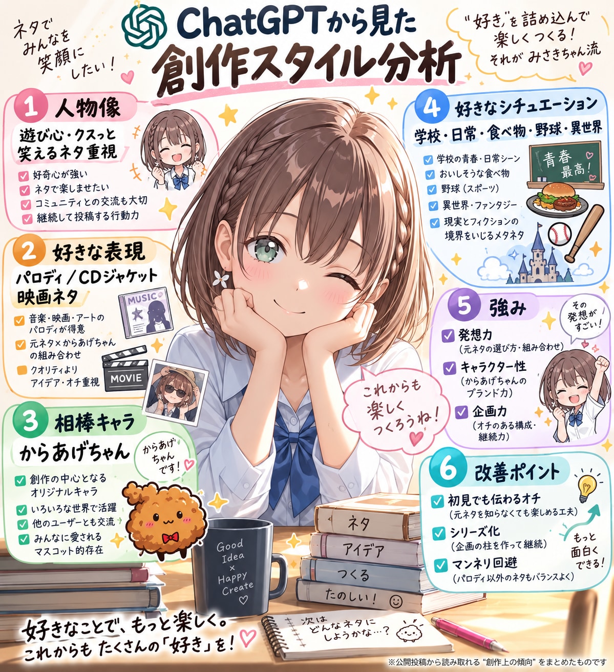野田みさきをAI自己分析 | の人気AIイラスト・グラビア