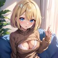 セーター彼女2 3枚目