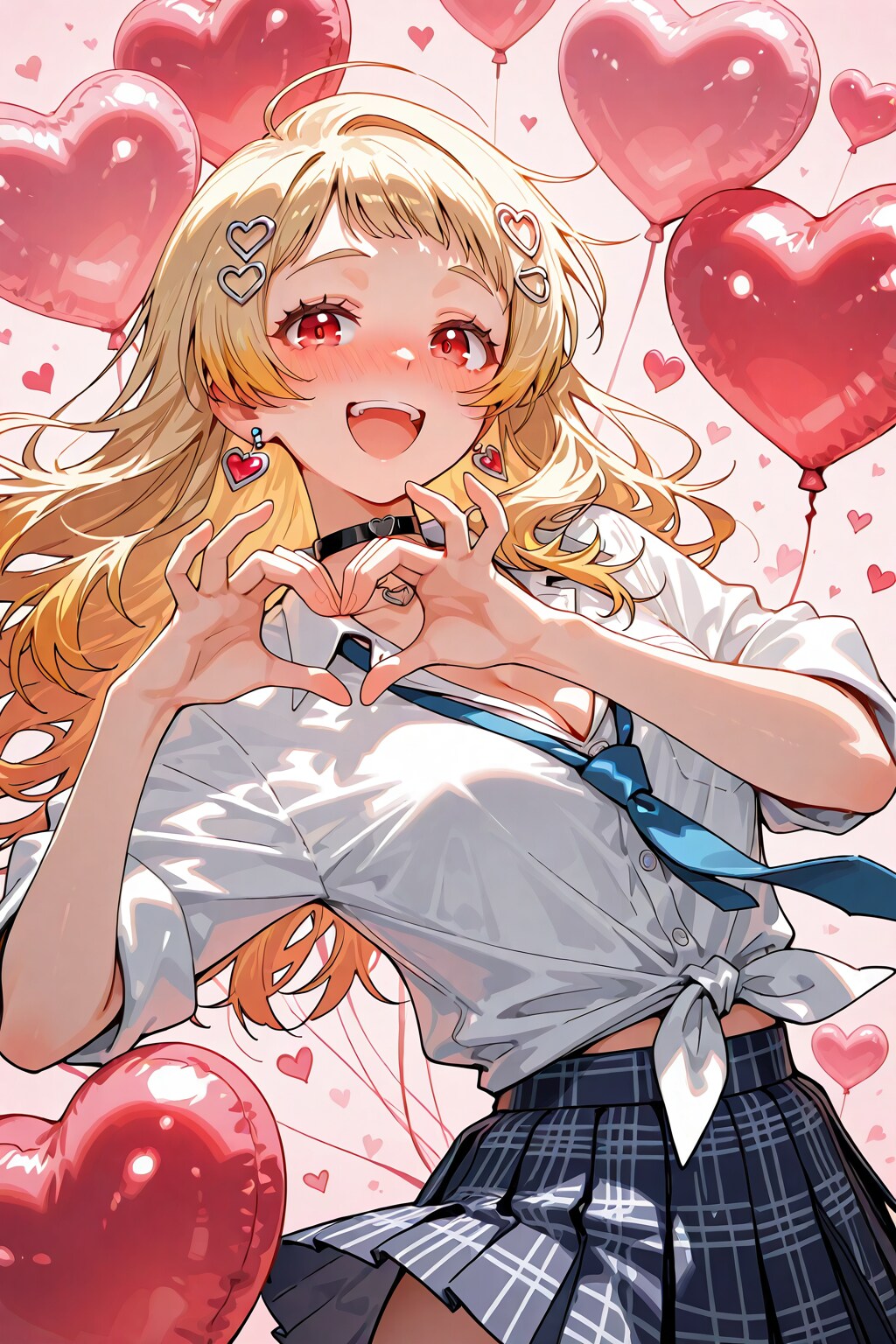 たくさんのハート💕 | の人気AIイラスト・グラビア