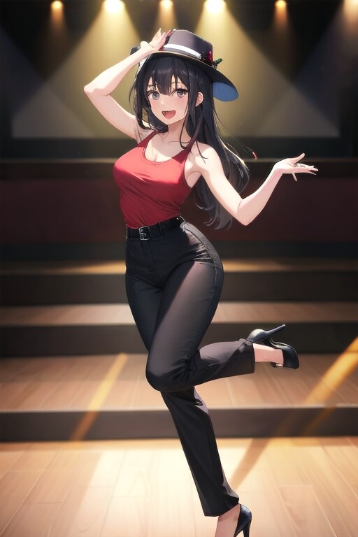 かっこかわいいダンサー白鳥英美梨　スペシャルダンスショー！　レインボーダンス・レッド！