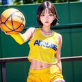 ウチのバスケ女子は変なボール使いがち 5枚目