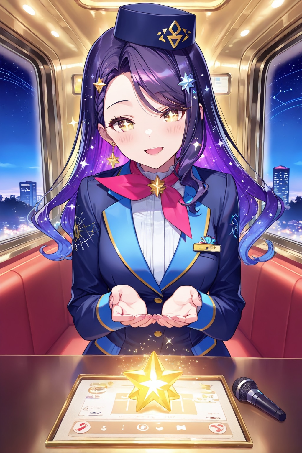 ソシャゲ 【SSR獲得】星降る夜の案内人