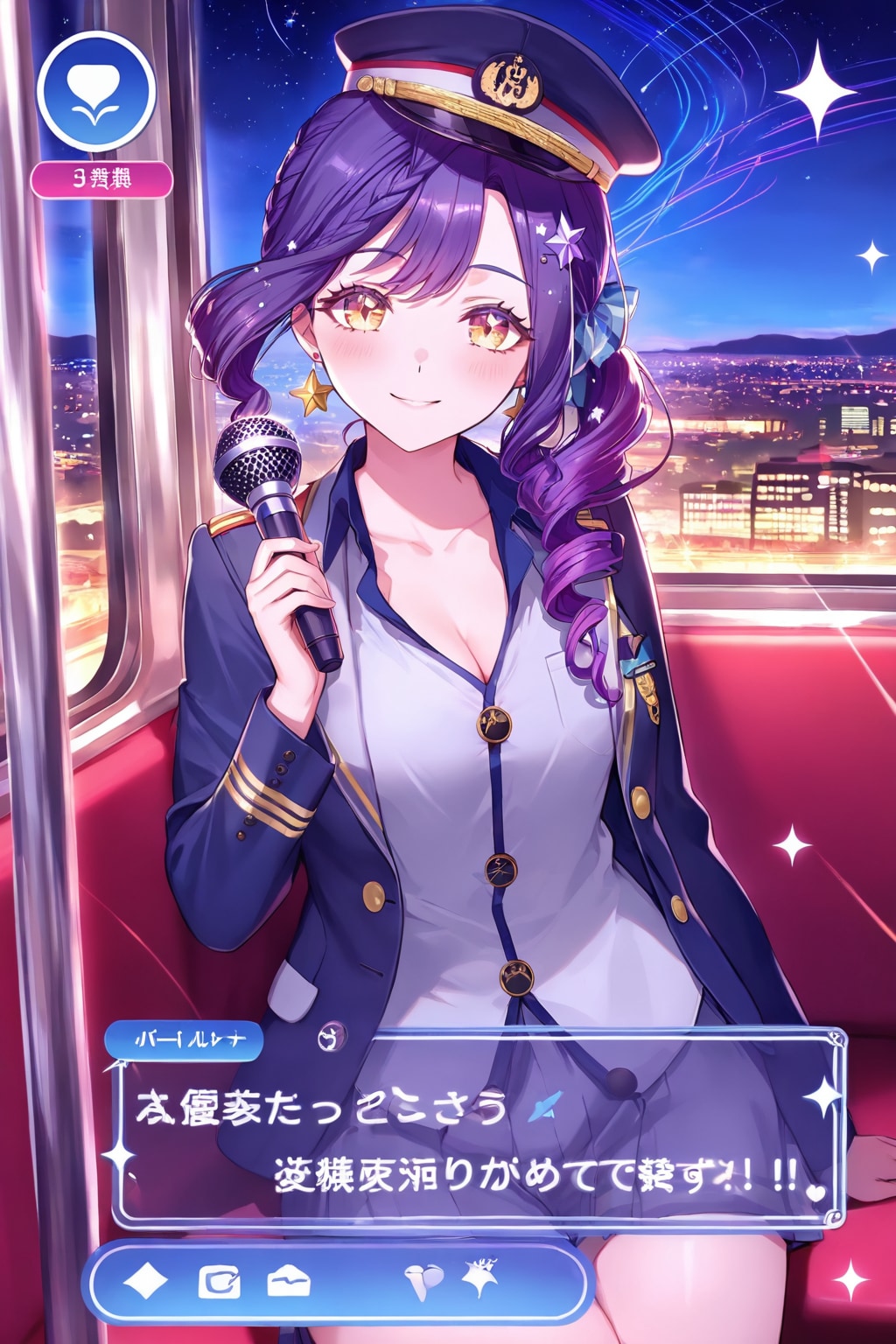 ソシャゲ 【SSR獲得】星降る夜の案内人