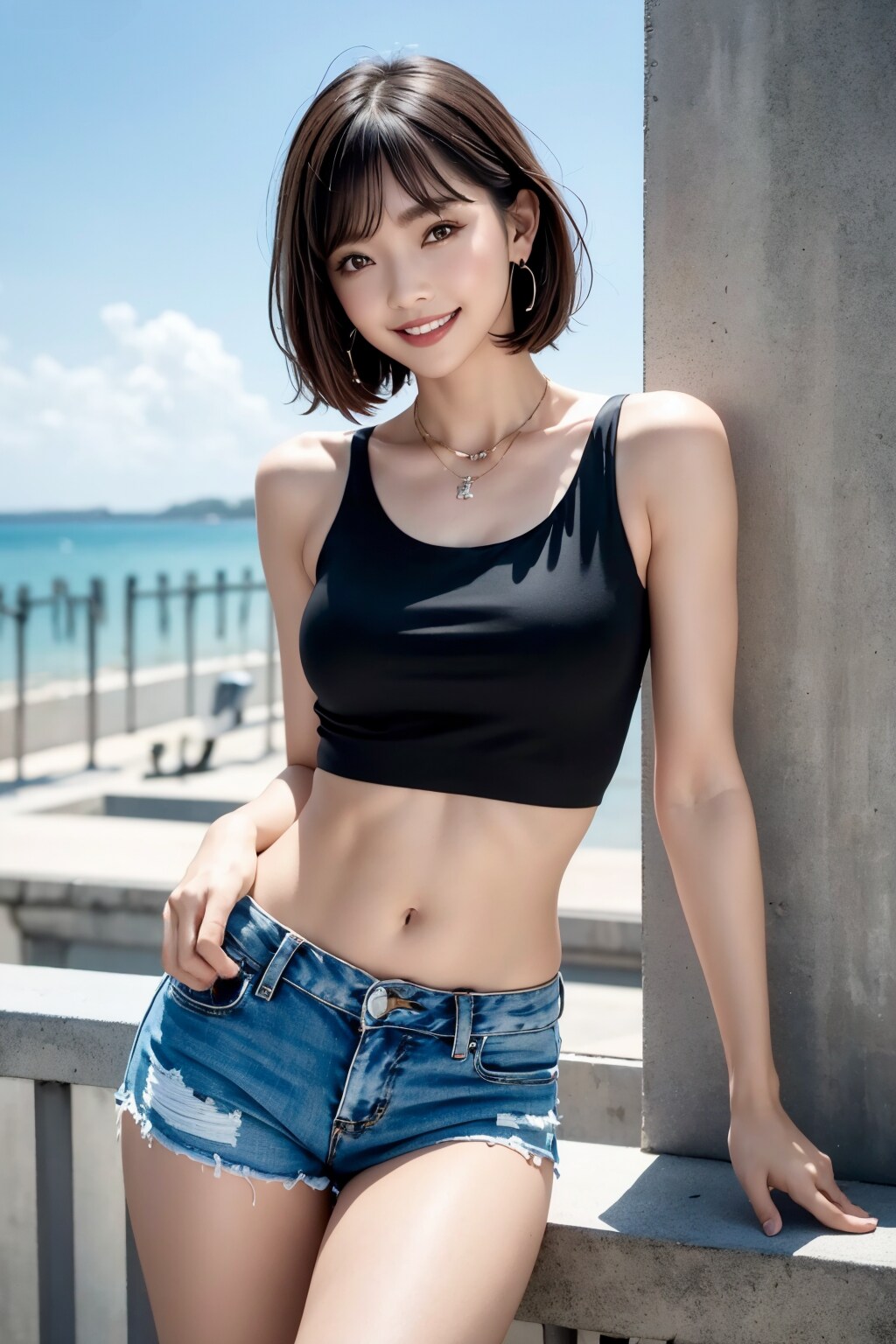 タンクトップの れなちゃん