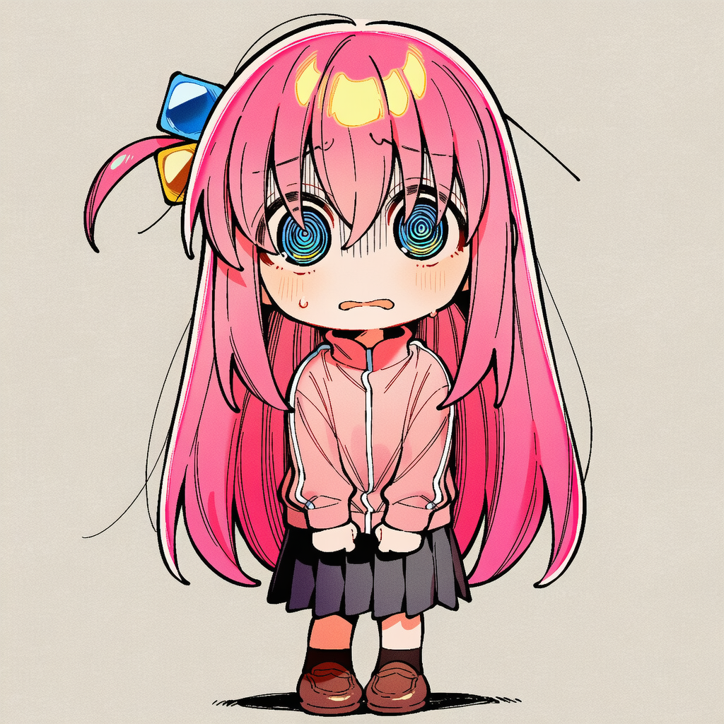 ぼっちちゃん　デフォルメ | の人気AIイラスト・グラビア