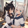 仲良し猫さん🏫🐱😺 3枚目