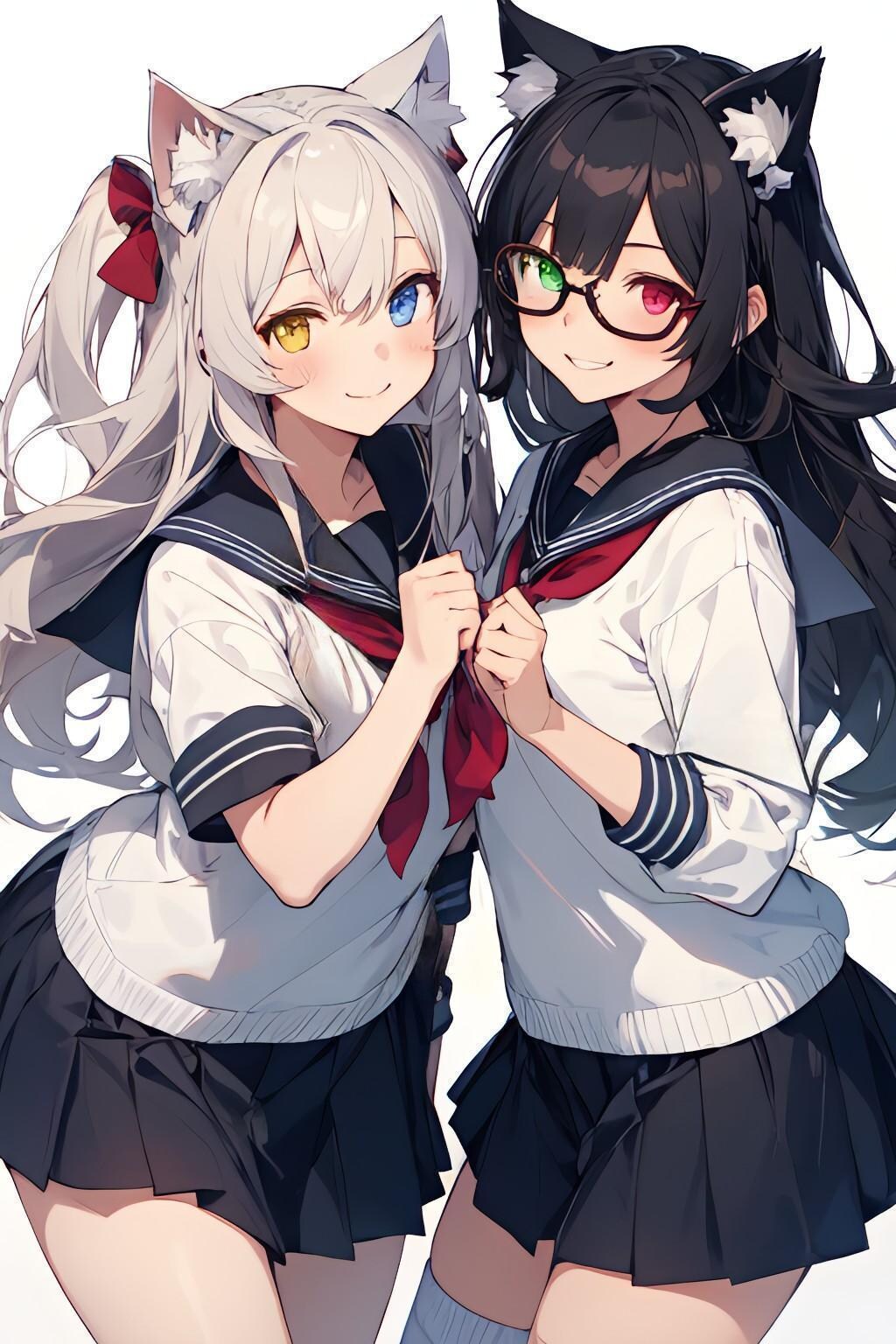 仲良し猫さん🏫🐱😺