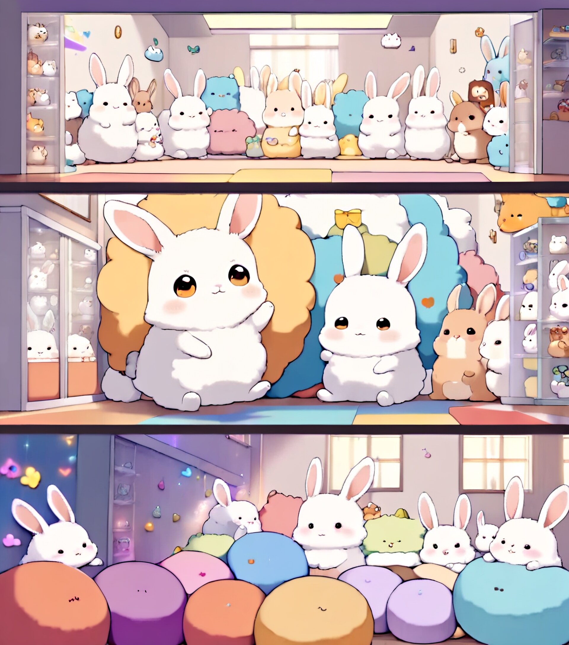 ウサギさん集合✨️