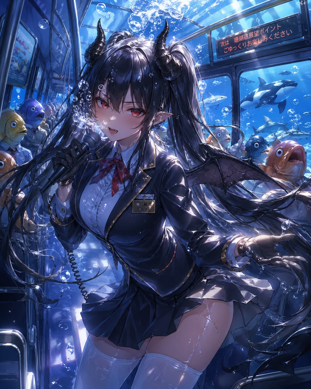 海底観光バスへようこそ！ツンデレバスガイドちゃん
