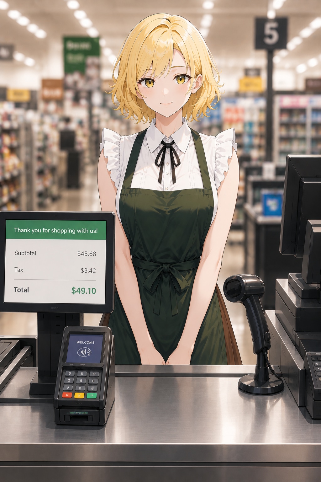 レジ係のLEMONちゃん