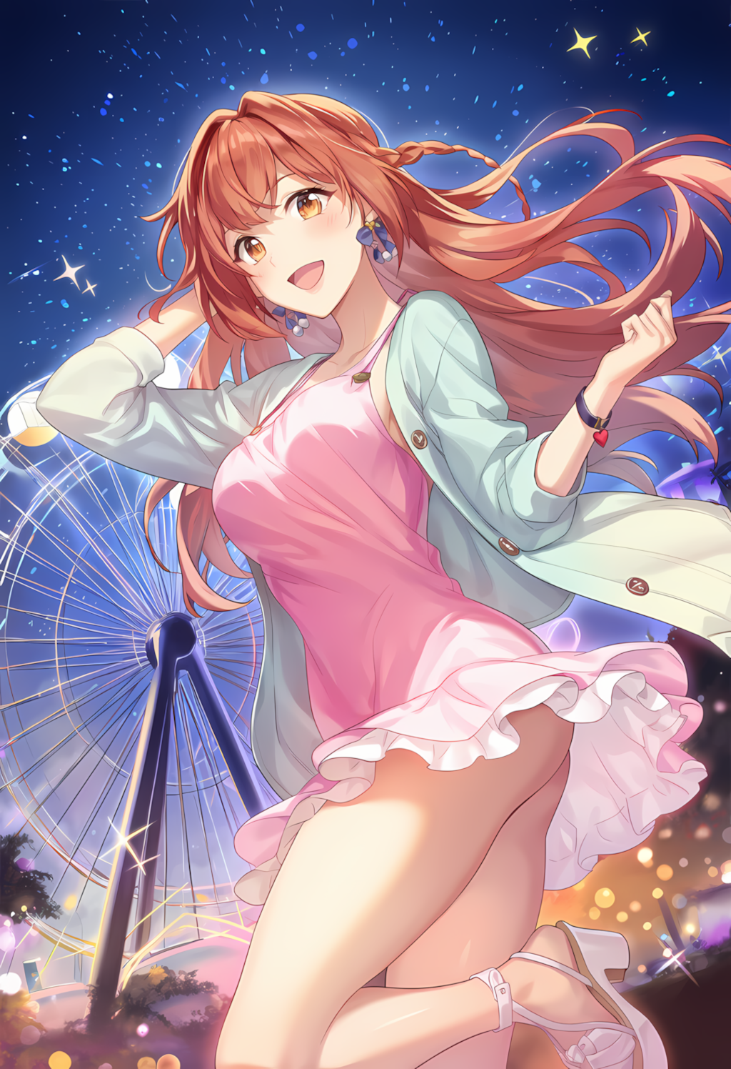 夜の遊園地デート🌙🎡