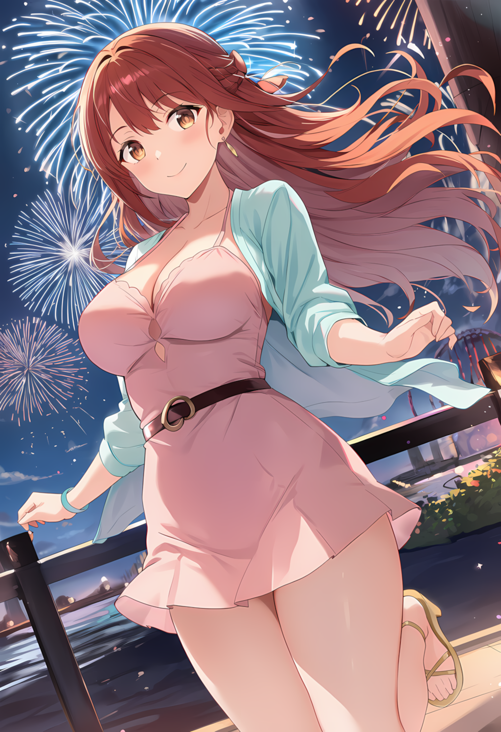 夜の遊園地デート🌙🎡