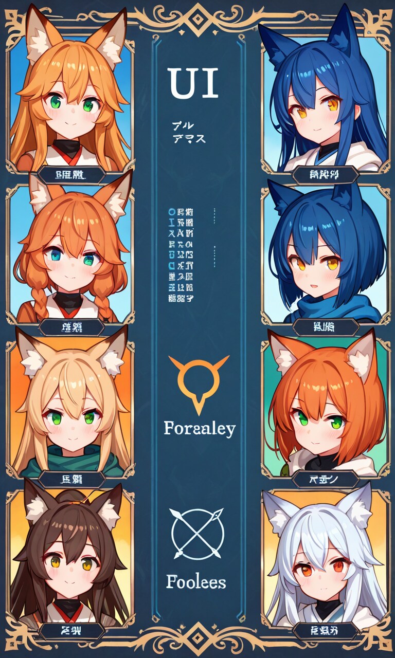 スマホゲームのオンライン対戦風 | の人気AIイラスト・グラビア