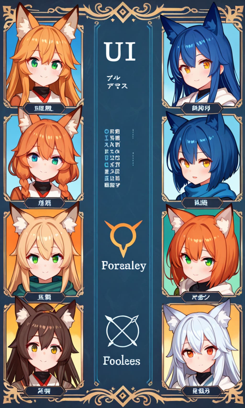 スマホゲームのオンライン対戦風