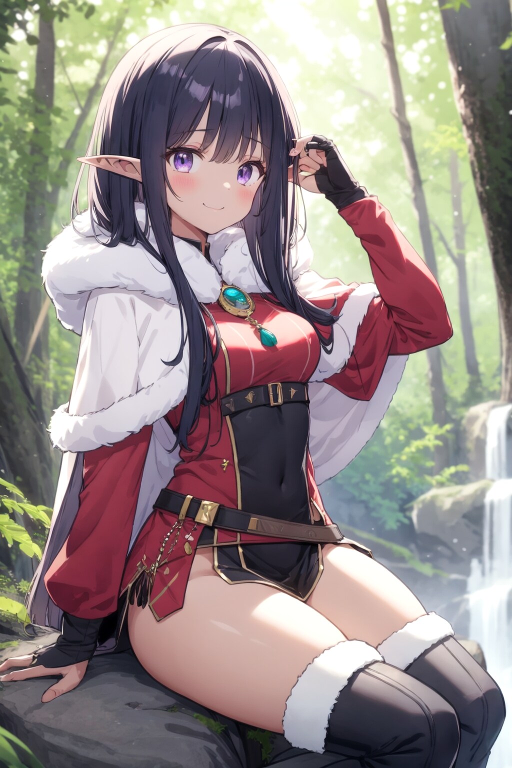 森の泉でひとやすみ | の人気AIイラスト・グラビア