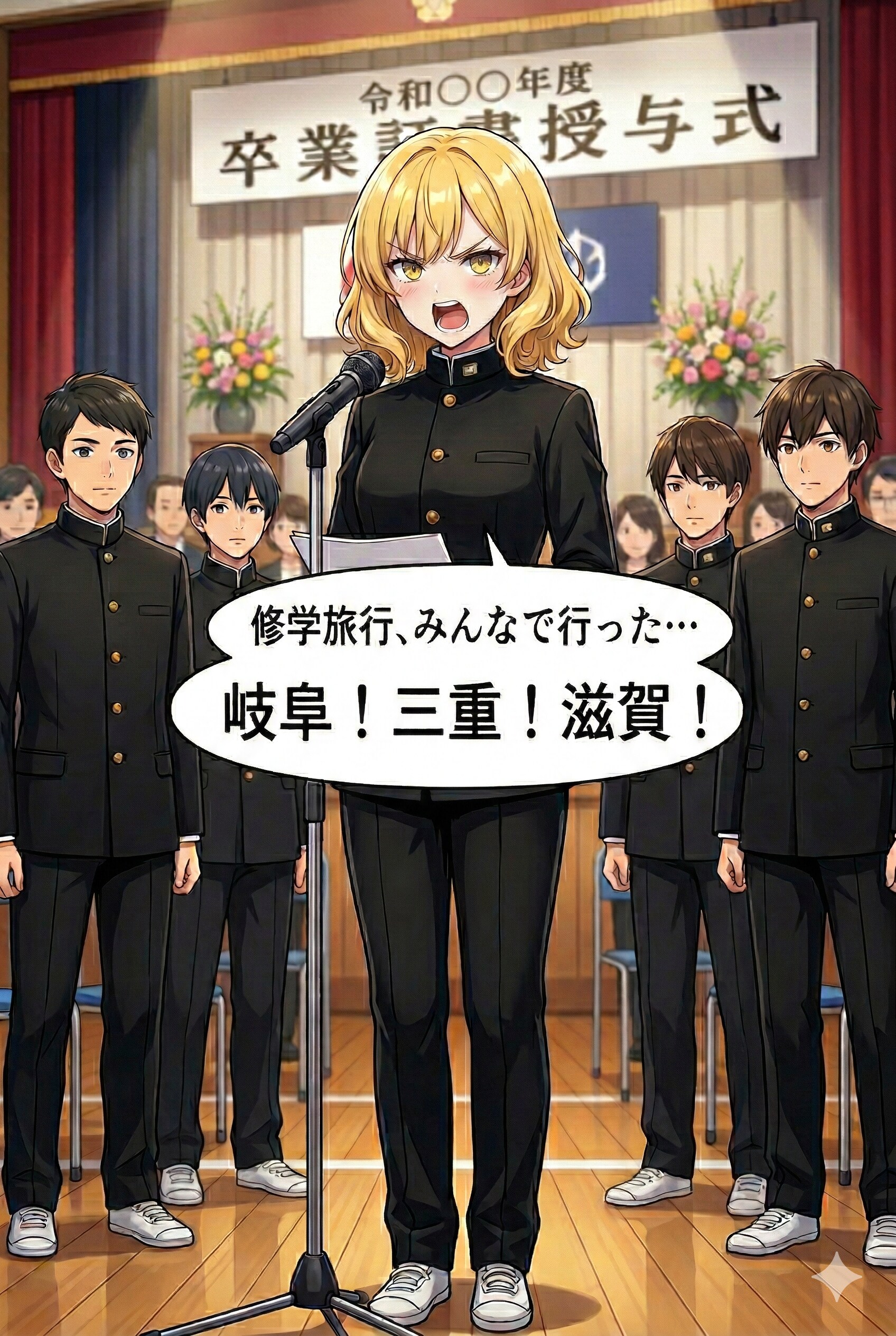 ギャグの練習をする湖夏２６ | の人気AIイラスト・グラビア