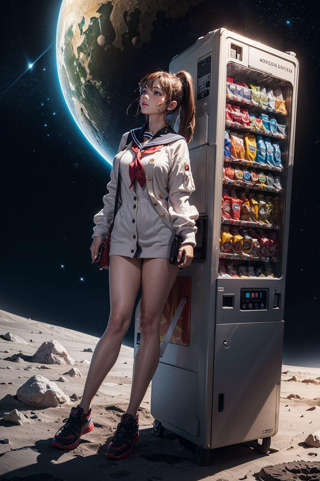 自販機と女子高生と宇宙