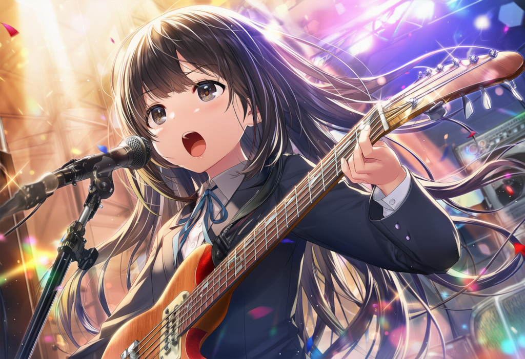 女子高生の体験入部　軽音部編