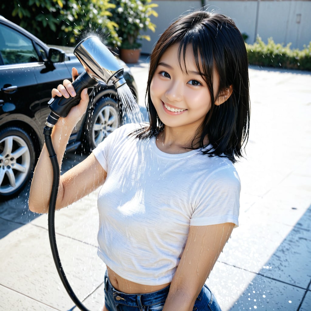 洗車ガール