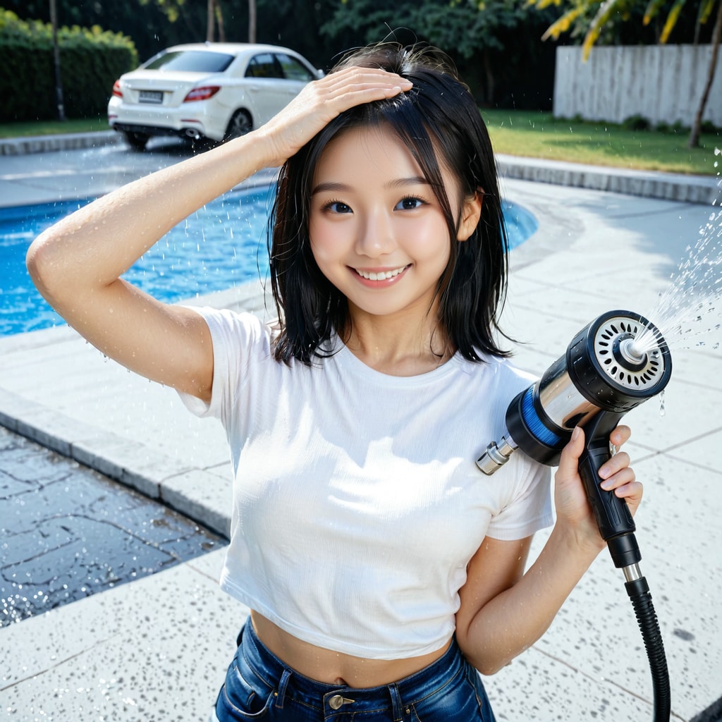洗車ガール