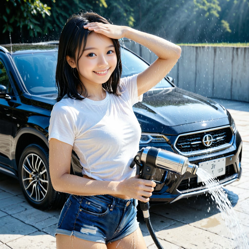 洗車ガール