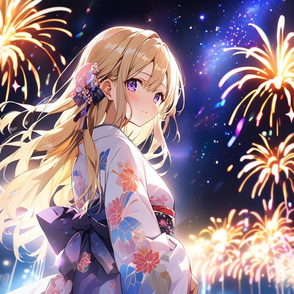 金髪アイドルと夏デート