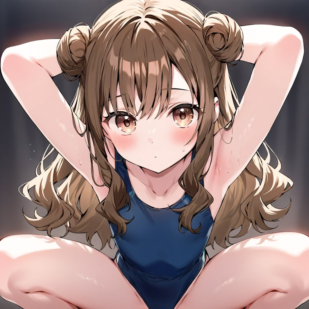 スク水ロリスクワット