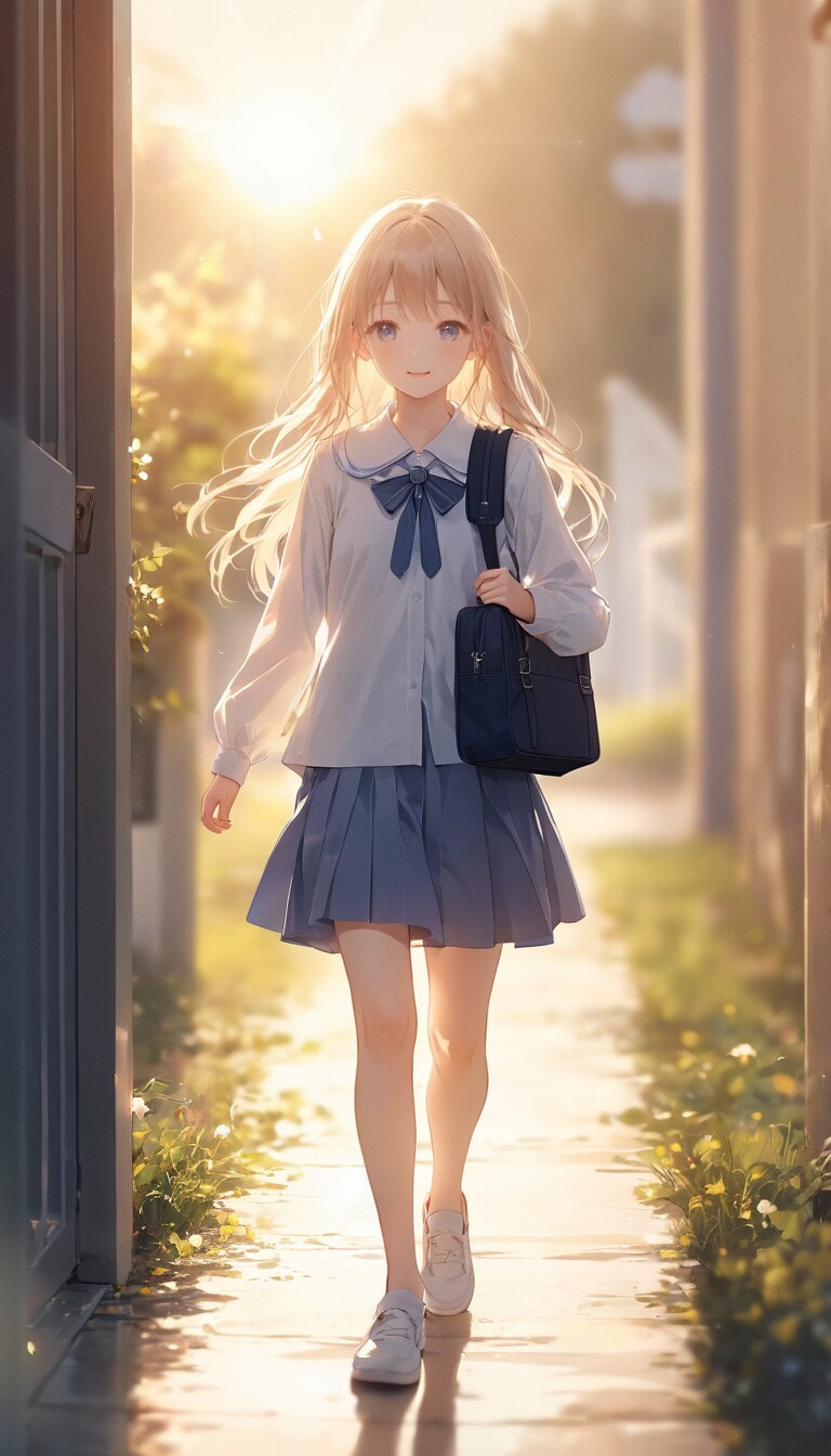 ただひたすらに帰宅中の少女