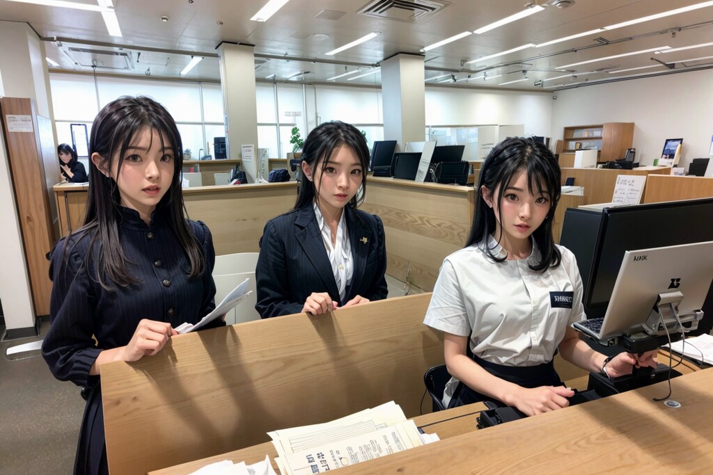 銀行員の女の子7