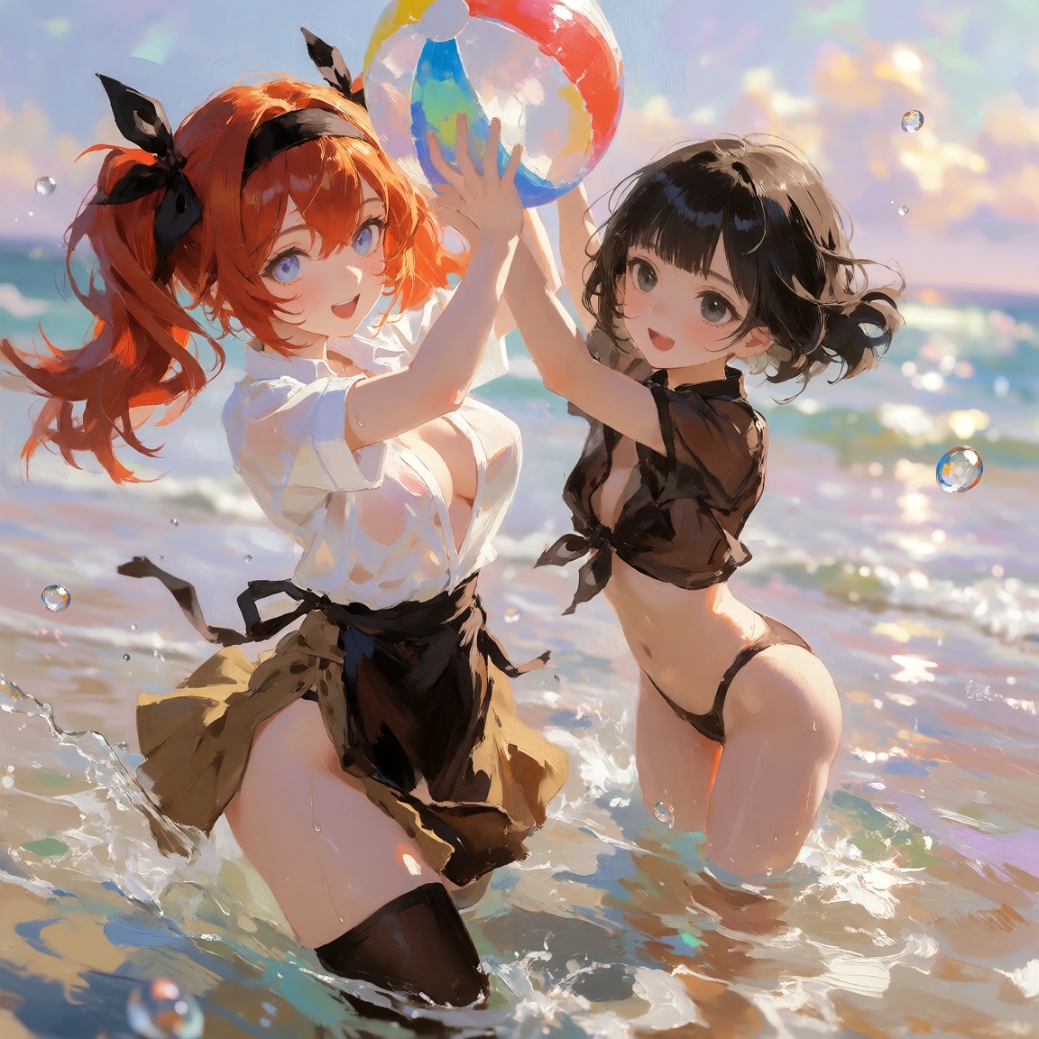 海にやってきました
