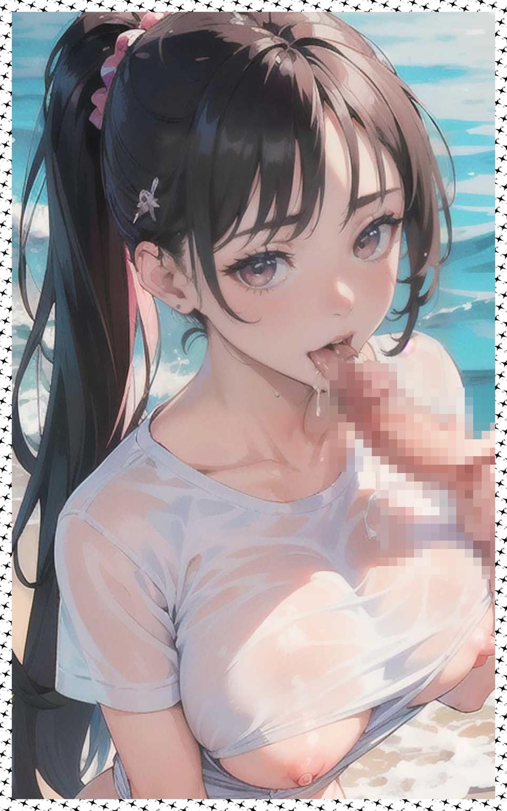 ぶっかけフェラ　 bukkake blowjob
