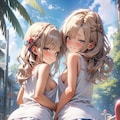 ロリ姉妹 夏の誘惑　横乳尻肉Ver. 3枚目