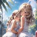 ロリ姉妹 夏の誘惑　横乳尻肉Ver. 2枚目
