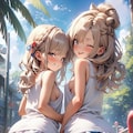 ロリ姉妹 夏の誘惑　横乳尻肉Ver. 4枚目