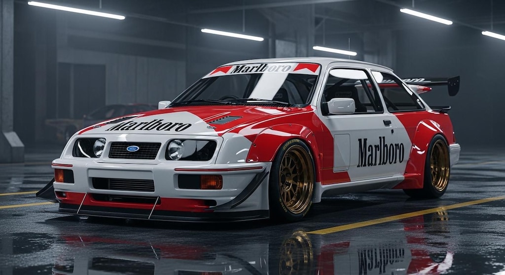 マルボロフォードシエラレーシングカー